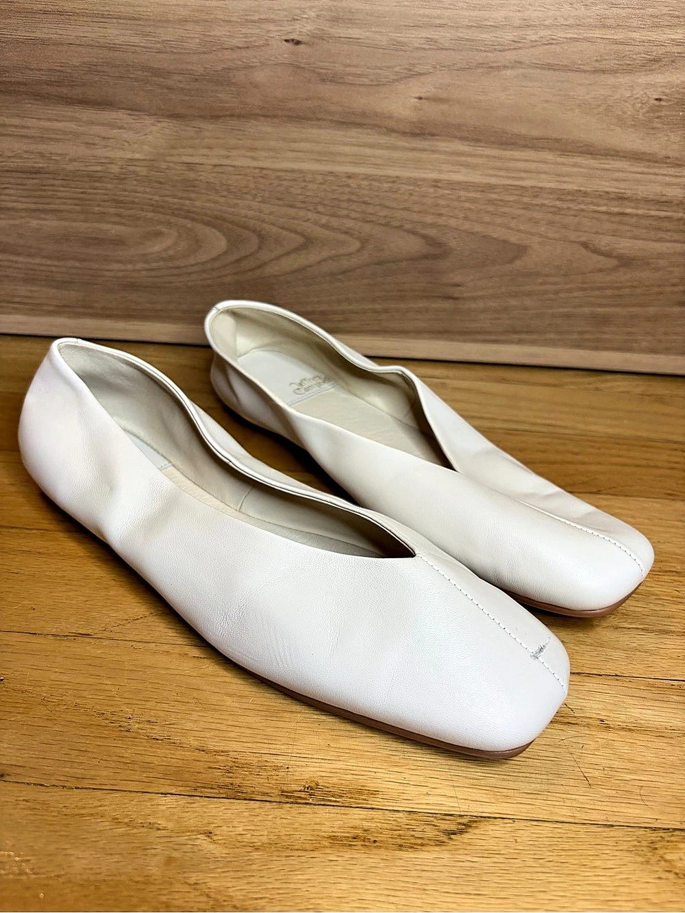 Jeffrey Campbell Fathom Ballet Flats in White - Size 8